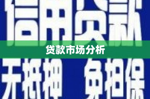 花莲贷款市场分析