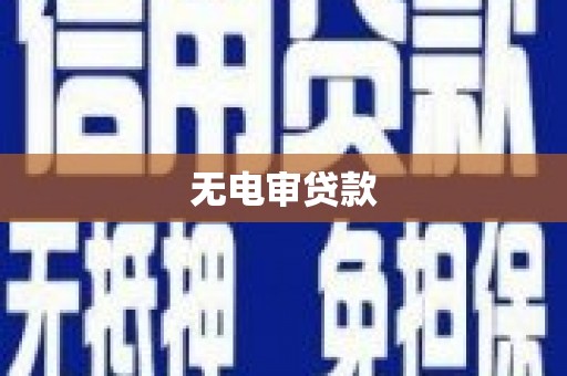 花莲无电审贷款