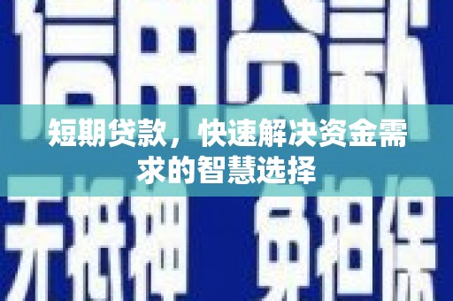 花莲短期贷款，快速解决资金需求的智慧选择