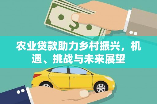 花莲农业贷款助力乡村振兴，机遇、挑战与未来展望