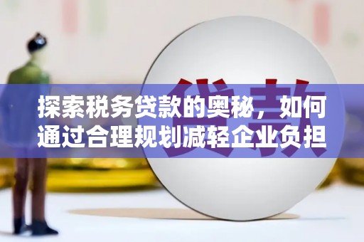 花莲探索税务贷款的奥秘，如何通过合理规划减轻企业负担