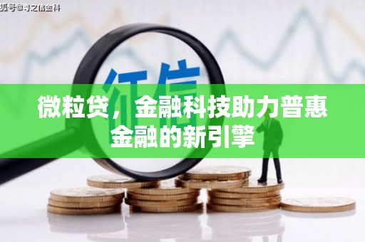 花莲微粒贷，金融科技助力普惠金融的新引擎