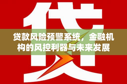 花莲贷款风险预警系统，金融机构的风控利器与未来发展
