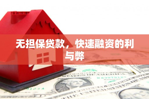 花莲无担保贷款，快速融资的利与弊