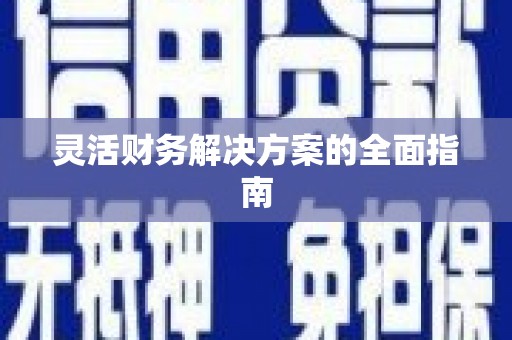 花莲灵活财务解决方案的全面指南