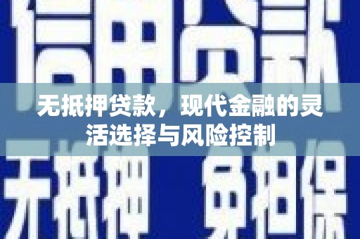 花莲无抵押贷款，现代金融的灵活选择与风险控制