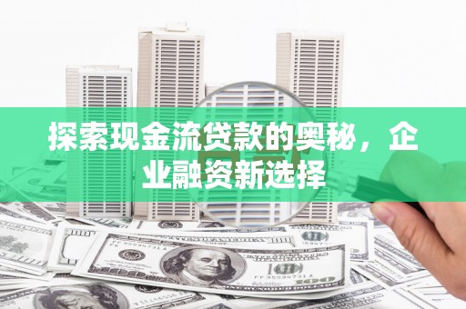 花莲探索现金流贷款的奥秘，企业融资新选择