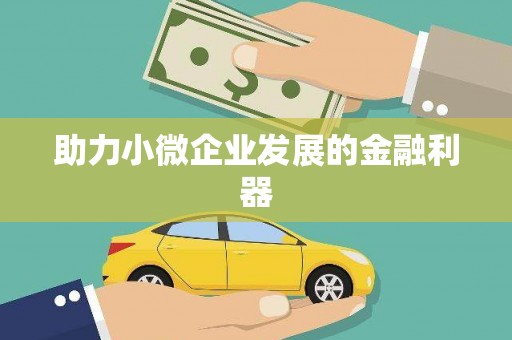 花莲助力小微企业发展的金融利器