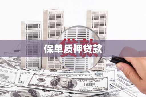 花莲保单质押贷款