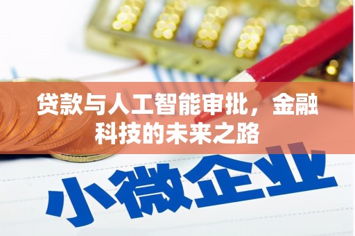 花莲贷款与人工智能审批，金融科技的未来之路