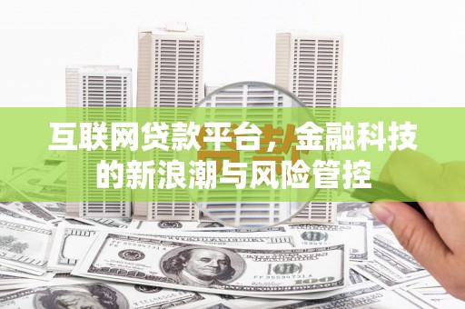 花莲互联网贷款平台，金融科技的新浪潮与风险管控