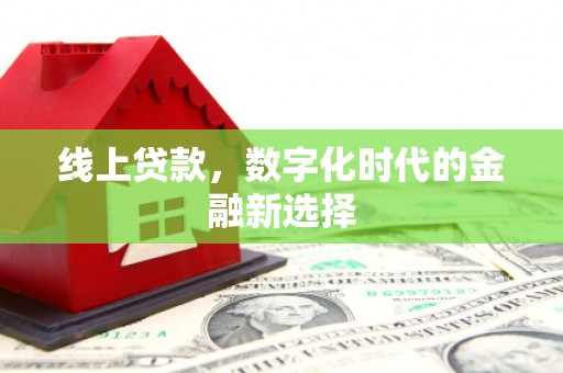 花莲线上贷款，数字化时代的金融新选择