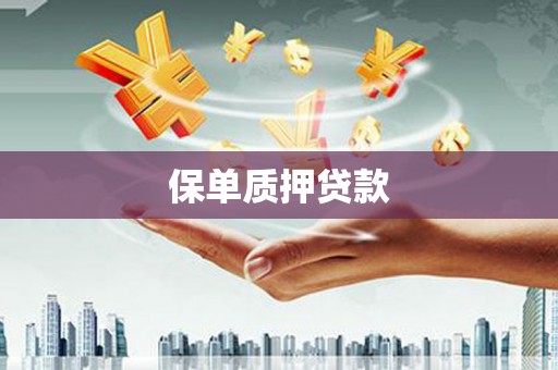 花莲保单质押贷款