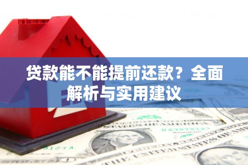 花莲贷款能不能提前还款？全面解析与实用建议