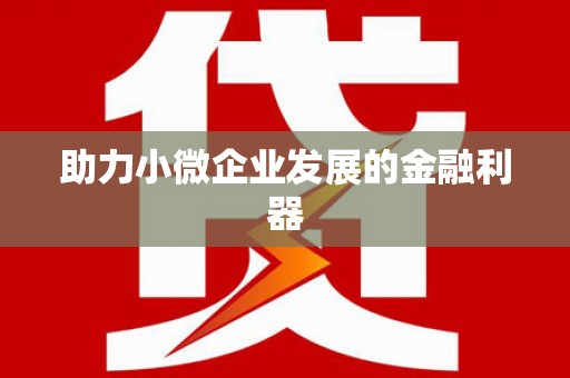 花莲助力小微企业发展的金融利器