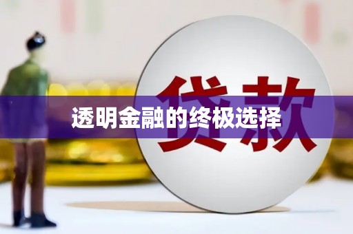 花莲透明金融的终极选择