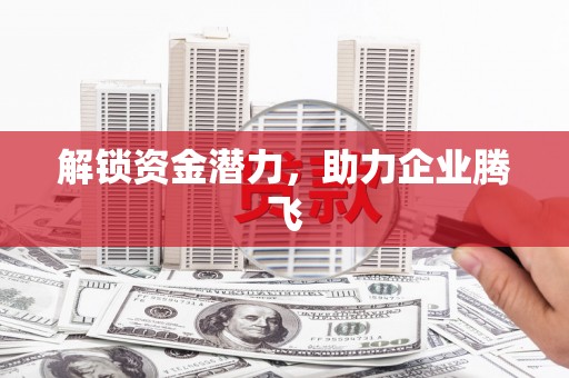 花莲解锁资金潜力，助力企业腾飞