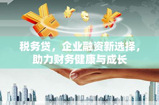 花莲税务贷，企业融资新选择，助力财务健康与成长